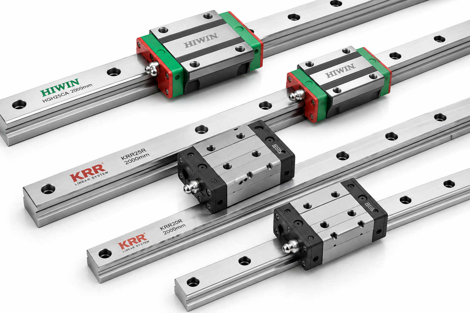 HIWIN and KRR Linear Guideways